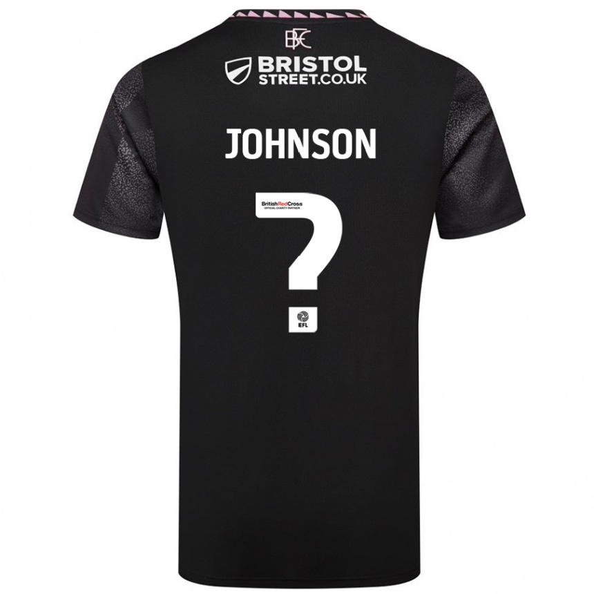 גברים כדורגל Zach Johnson #0 שָׁחוֹר הרחק ג'רזי 2024/25
