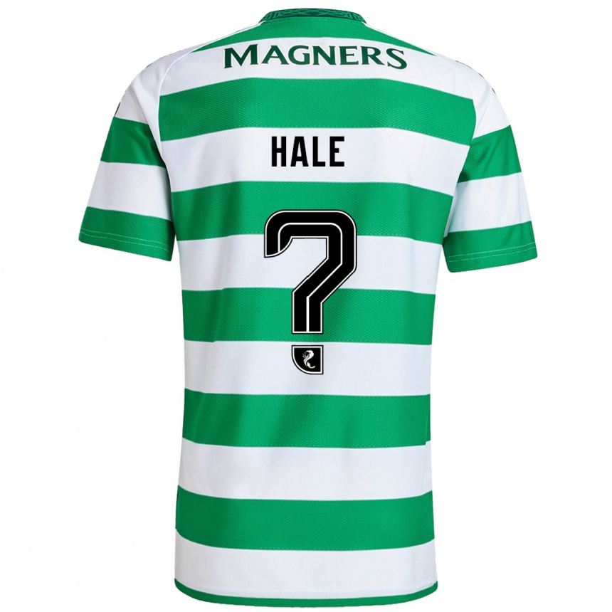 נשים כדורגל Finlay Hale #0 ירוק לבן ג'רזי ביתית 2024/25