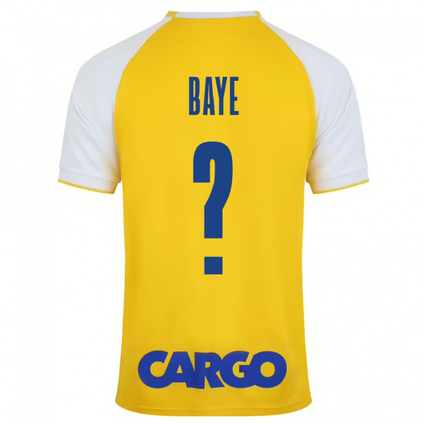 נשים כדורגל Orel Baye #0 צהוב לבן ג'רזי ביתית 2024/25