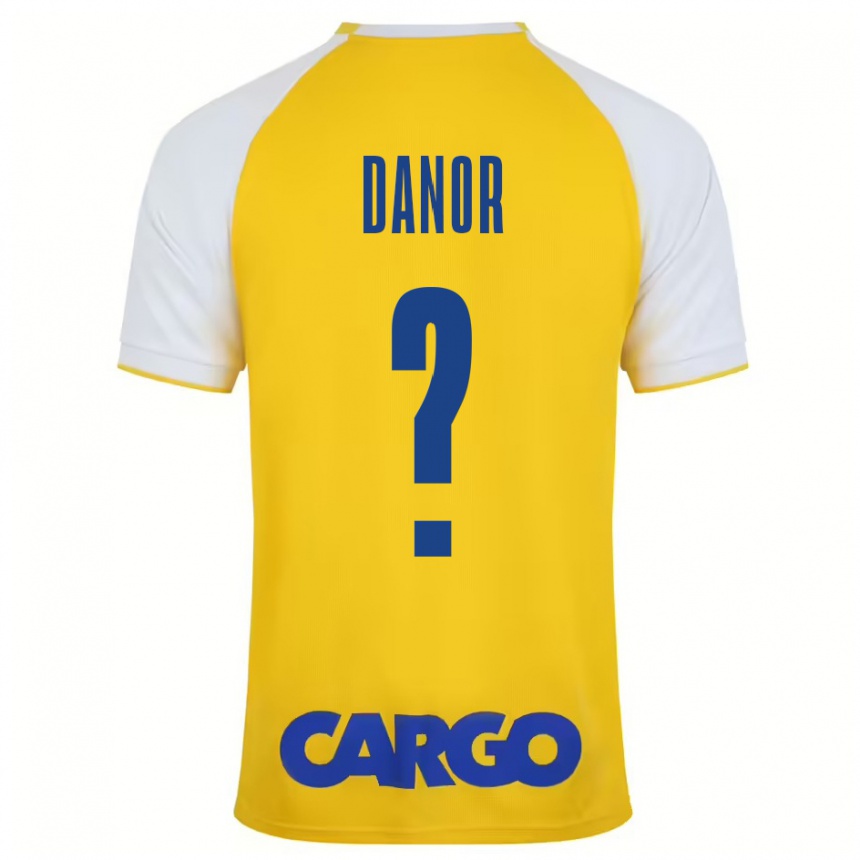נשים כדורגל Yareasonabledan או #0 צהוב לבן ג'רזי ביתית 2024/25