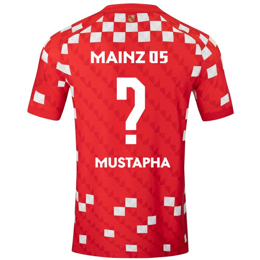 נשים כדורגל Jesaja Mustapha #0 לבן אדום ג'רזי ביתית 2024/25