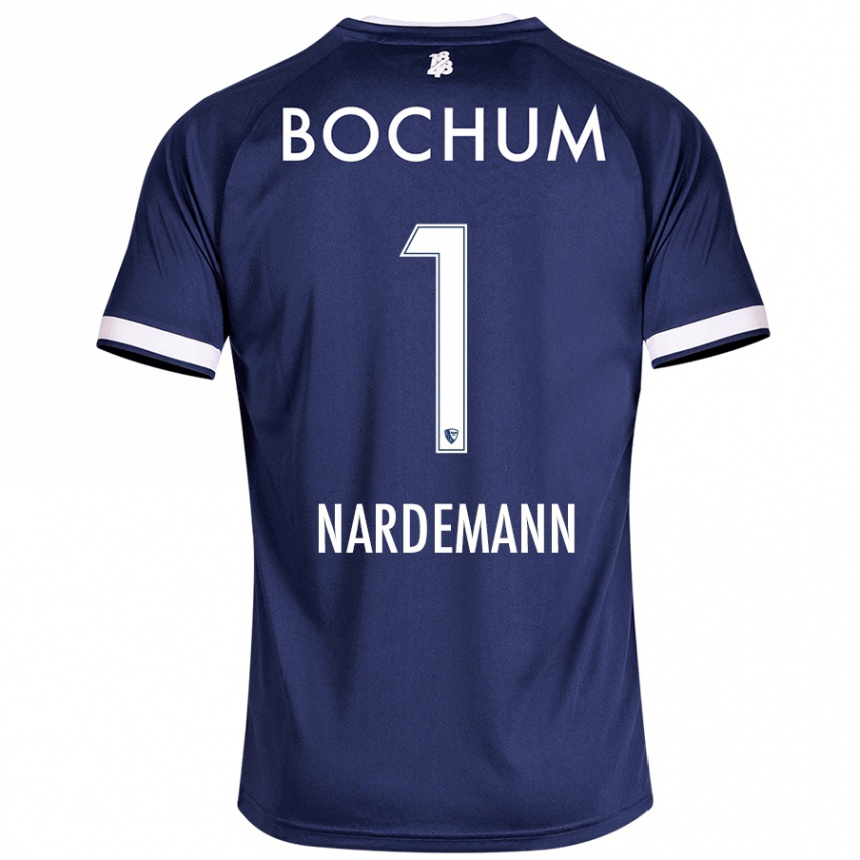 נשים כדורגל Kari Närdemann #1 כחול כהה ג'רזי ביתית 2024/25