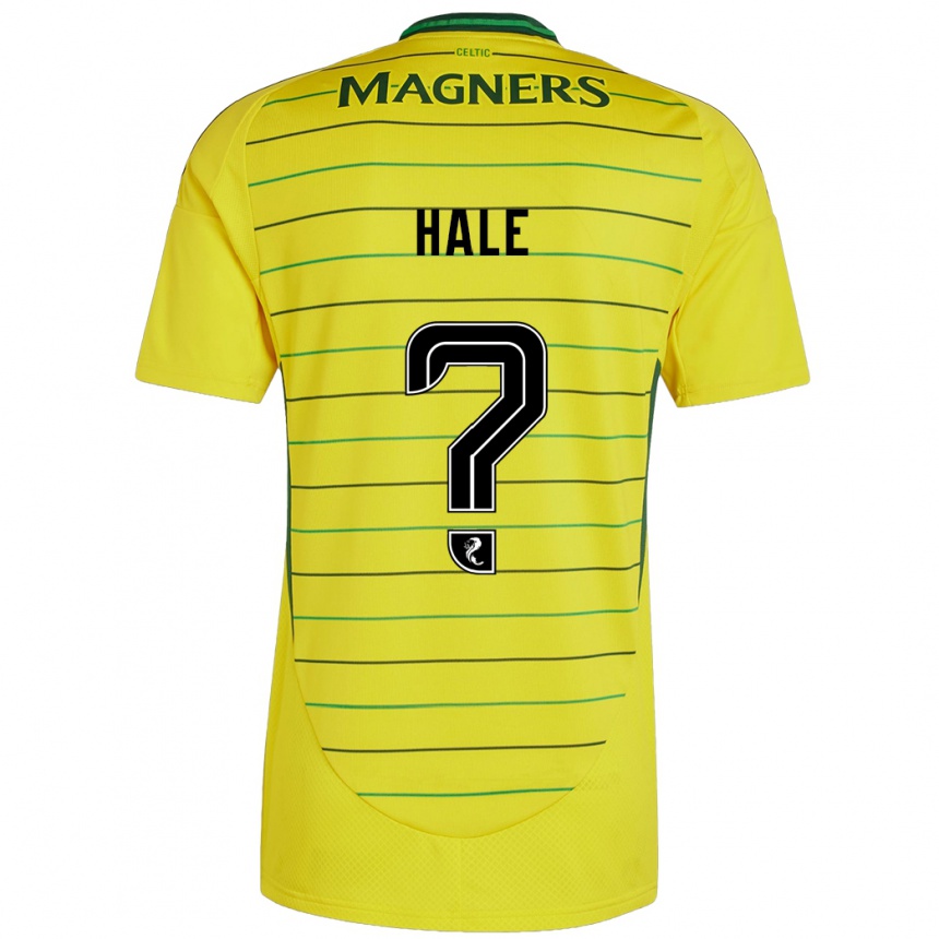 נשים כדורגל Finlay Hale #0 צָהוֹב הרחק ג'רזי 2024/25