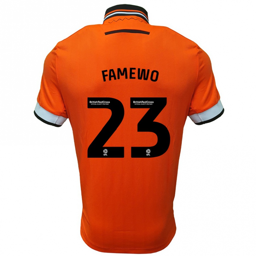 נשים כדורגל Famewo שלי #23 כתום לבן הרחק ג'רזי 2024/25
