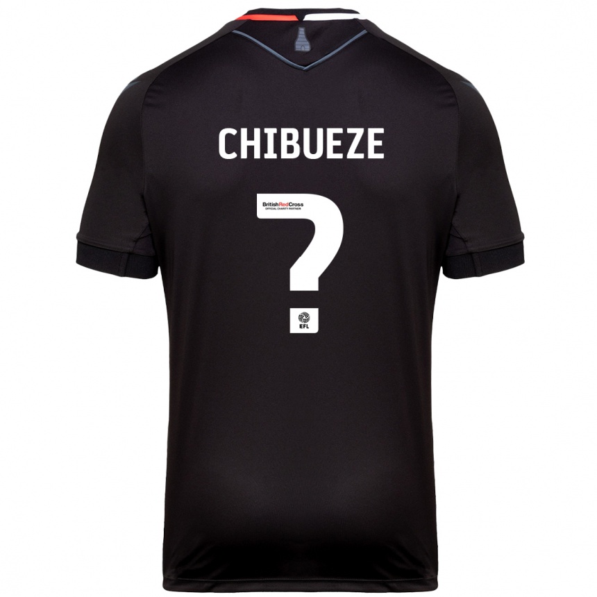 נשים כדורגל Chinonso Chibueze #0 שָׁחוֹר הרחק ג'רזי 2024/25