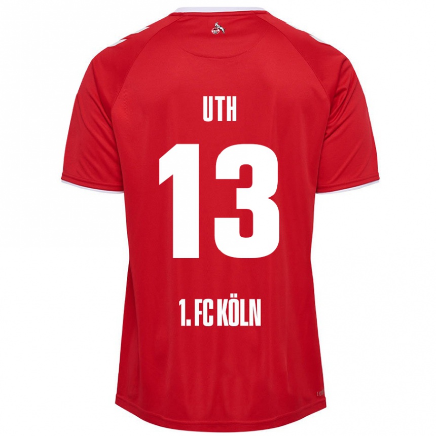 נשים כדורגל מארק אות' #13 אדום לבן הרחק ג'רזי 2024/25