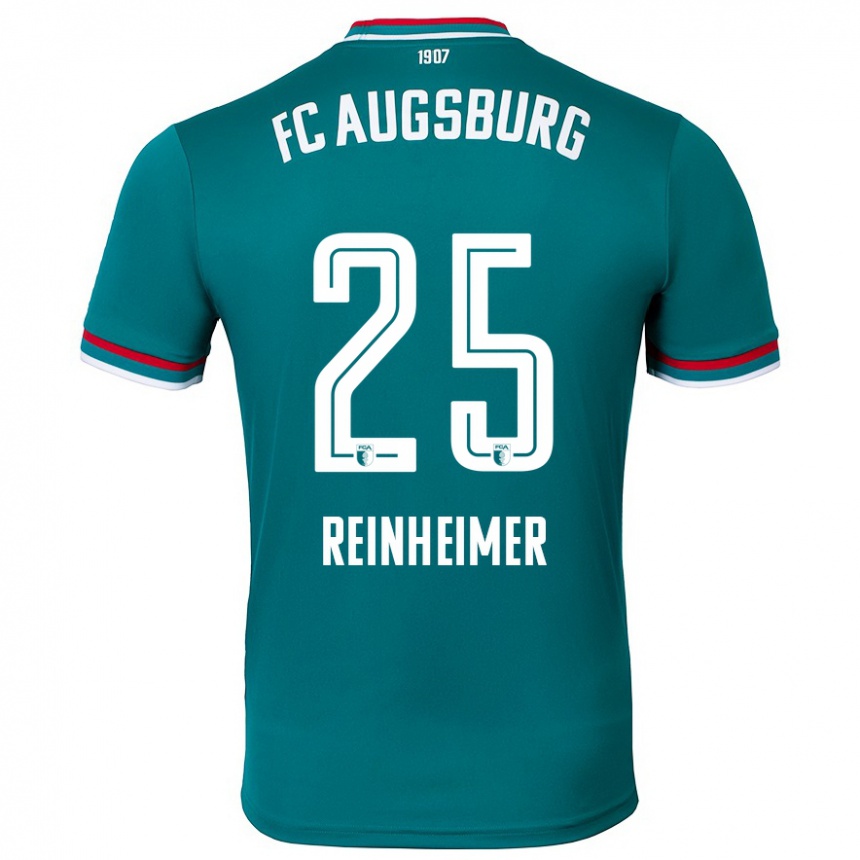 נשים כדורגל Pirmin Reinheimer #25 ירוק כהה הרחק ג'רזי 2024/25