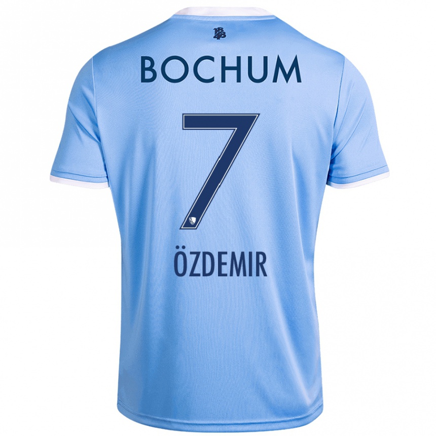 נשים כדורגל Tolga Özdemir #7 שמיים כחולים הרחק ג'רזי 2024/25