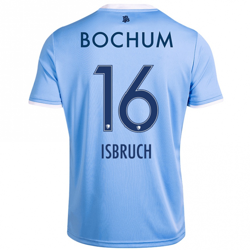 נשים כדורגל L. Isbruch #16 שמיים כחולים הרחק ג'רזי 2024/25