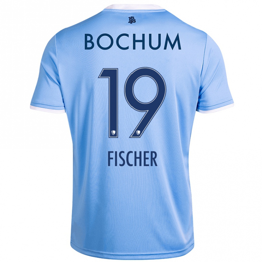 נשים כדורגל Desmond Fischer #19 שמיים כחולים הרחק ג'רזי 2024/25
