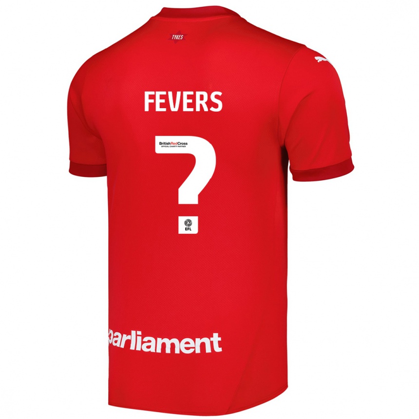 ילדים כדורגל Becky Fevers #0 אָדוֹם ג'רזי ביתית 2024/25