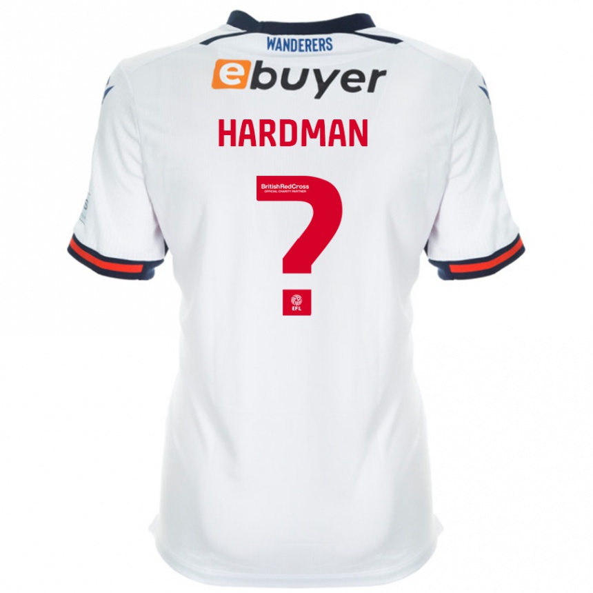 ילדים כדורגל Madison Hardman #0 לָבָן ג'רזי ביתית 2024/25
