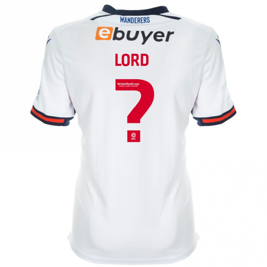 ילדים כדורגל Regan Lord #0 לָבָן ג'רזי ביתית 2024/25