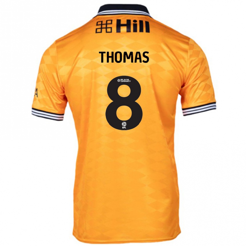 ילדים כדורגל George Thomas #8 כָּתוֹם ג'רזי ביתית 2024/25