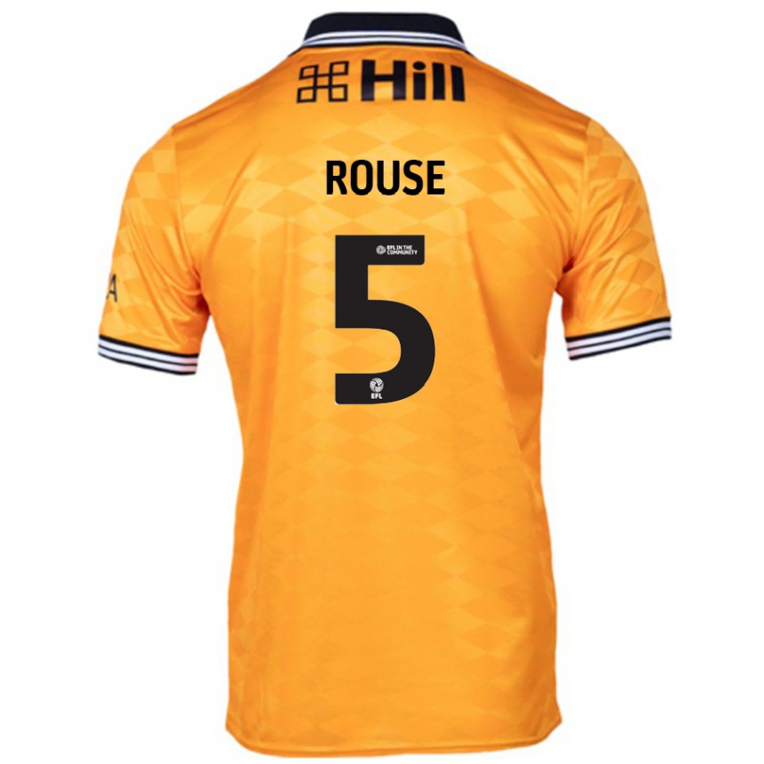 ילדים כדורגל Lauren Rouse #5 כָּתוֹם ג'רזי ביתית 2024/25