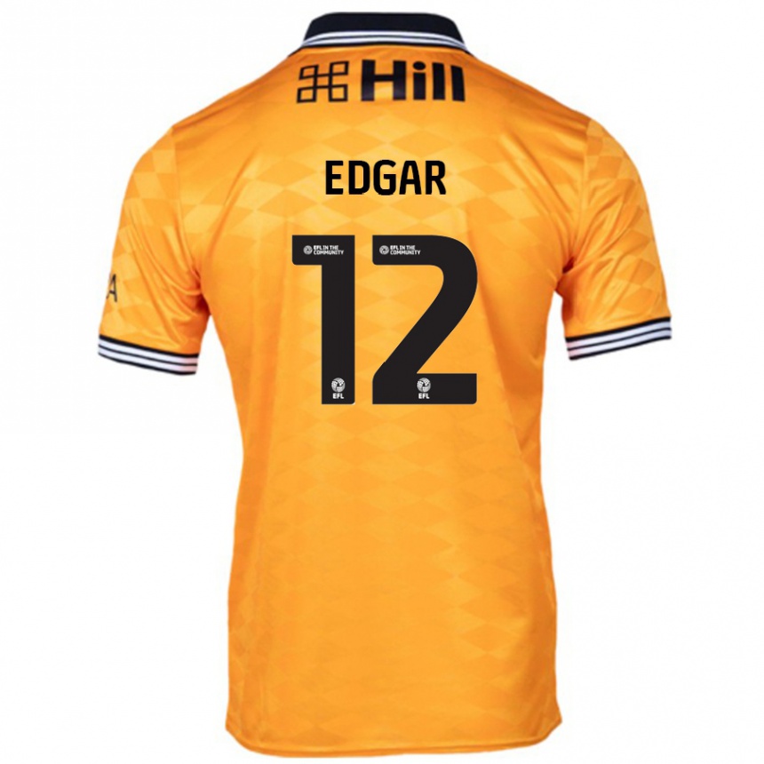 ילדים כדורגל Sammy Edgar #12 כָּתוֹם ג'רזי ביתית 2024/25
