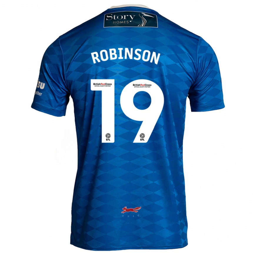 ילדים כדורגל Jack Robinson #19 כְּחוֹל ג'רזי ביתית 2024/25