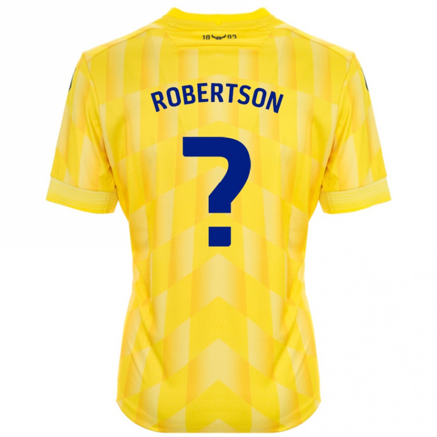 ילדים כדורגל Maddie Robertson #0 צָהוֹב ג'רזי ביתית 2024/25