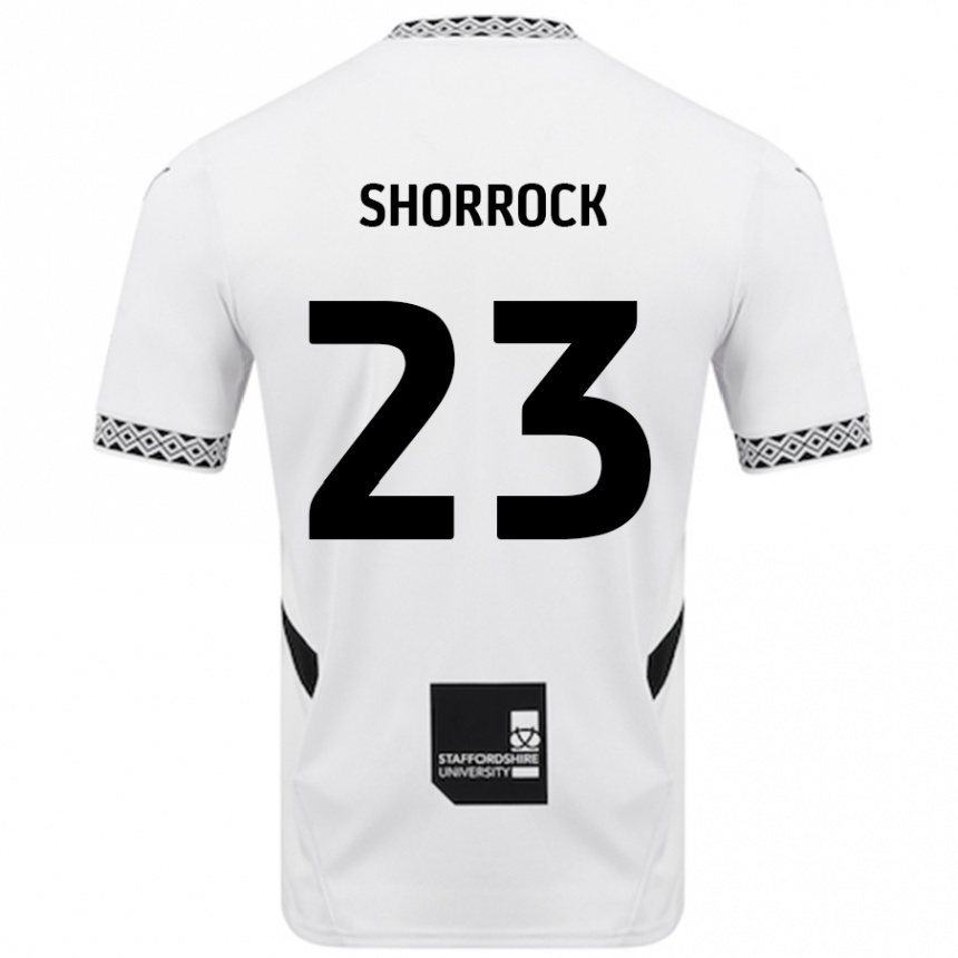 ילדים כדורגל ג'ק שורוק #23 לָבָן ג'רזי ביתית 2024/25