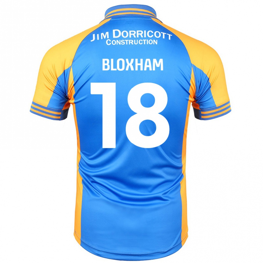 ילדים כדורגל Tom Bloxham #18 ענבר כחול ג'רזי ביתית 2024/25