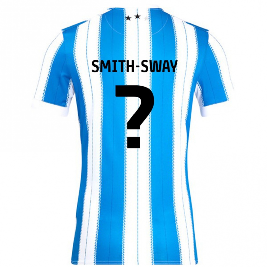 ילדים כדורגל Jay Smith-Sway #0 כחול לבן ג'רזי ביתית 2024/25
