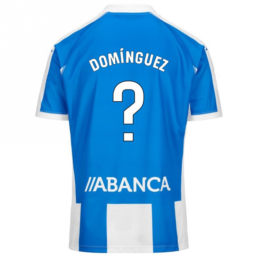 ילדים כדורגל David Domínguez #0 כחול לבן ג'רזי ביתית 2024/25