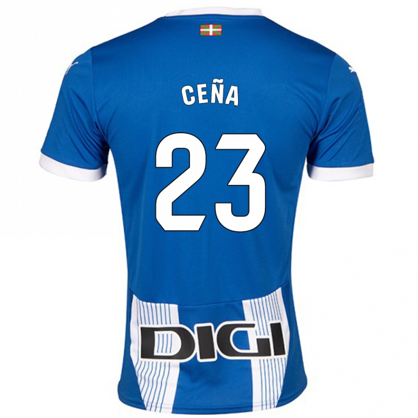 ילדים כדורגל Marcos Ceña #23 כְּחוֹל ג'רזי ביתית 2024/25