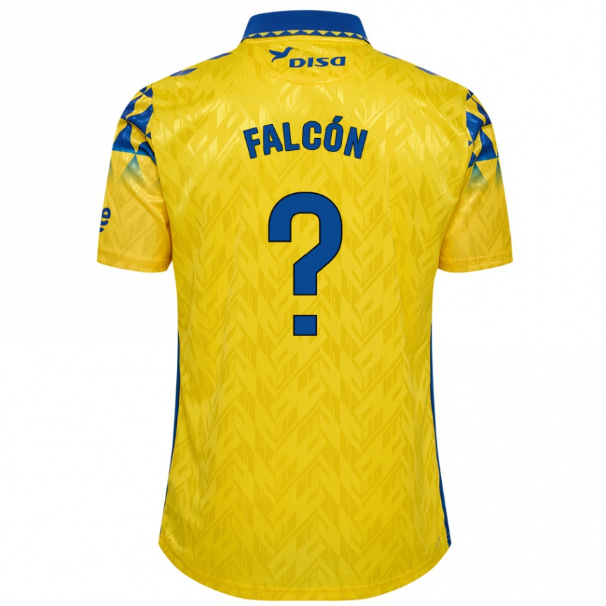 ילדים כדורגל Toni Falcón #0 צהוב כחול ג'רזי ביתית 2024/25
