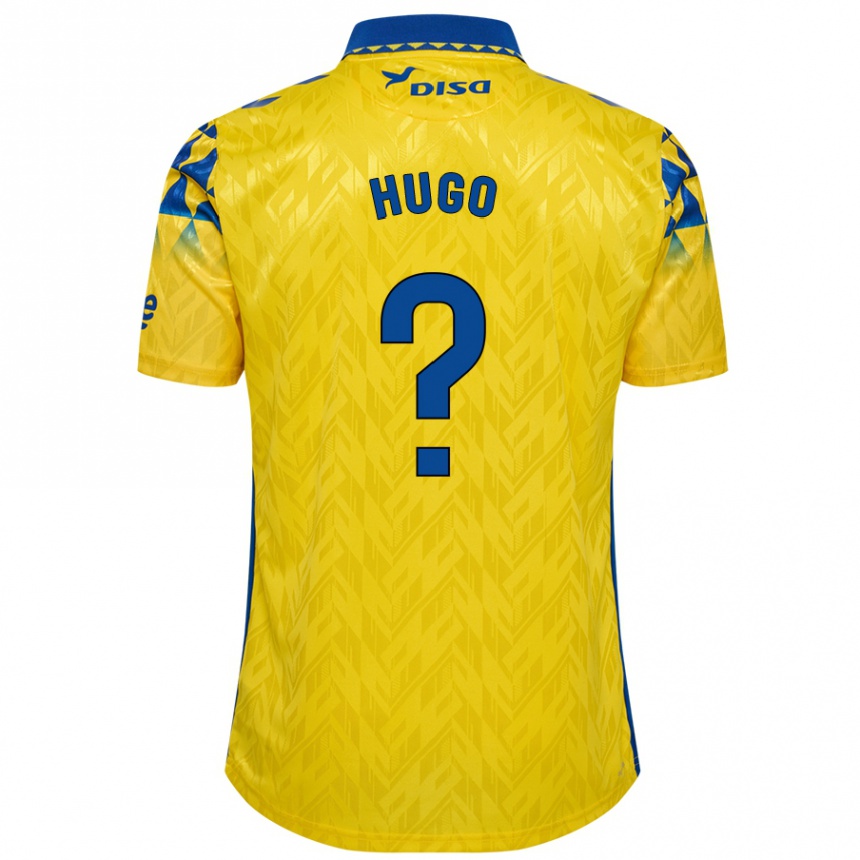 ילדים כדורגל Hugo Hernández #0 צהוב כחול ג'רזי ביתית 2024/25