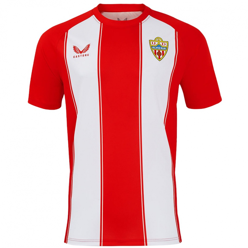 ילדים כדורגל Luis Lara #14 אדום לבן ג'רזי ביתית 2024/25