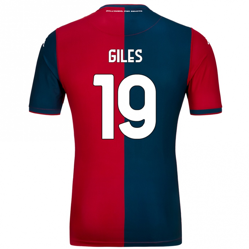 ילדים כדורגל Heidi Giles #19 אדום כחול כהה ג'רזי ביתית 2024/25