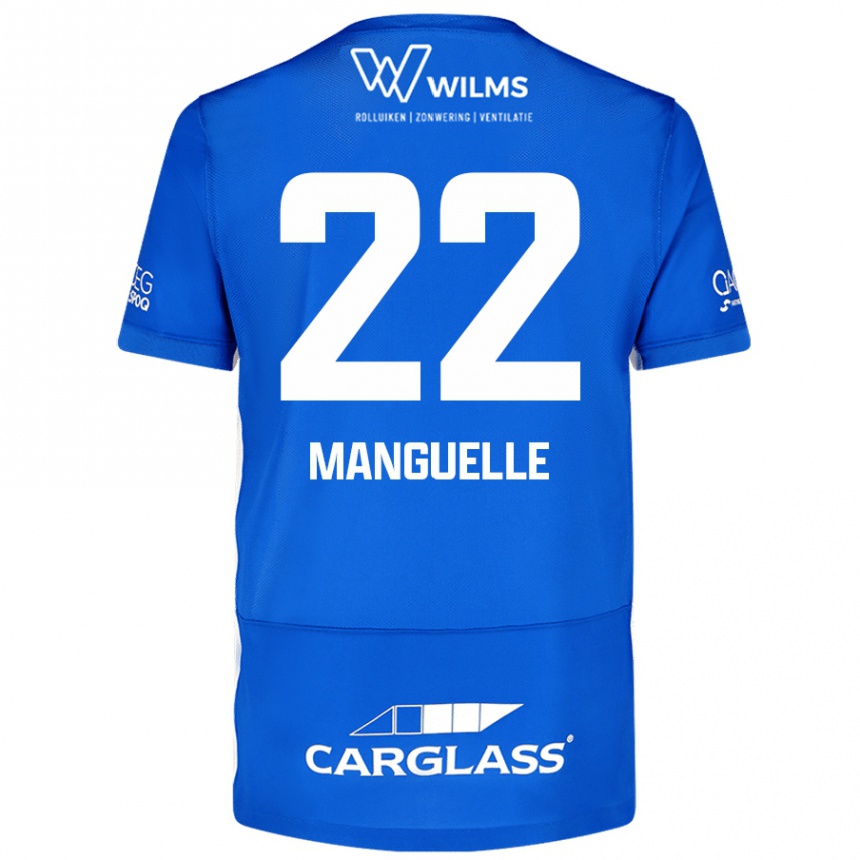 ילדים כדורגל Brad Manguelle #22 כְּחוֹל ג'רזי ביתית 2024/25