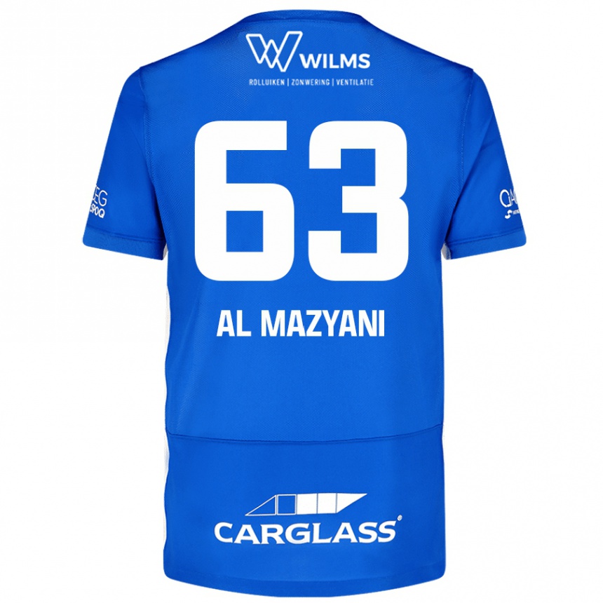 ילדים כדורגל Faissal Al Mazyani #63 כְּחוֹל ג'רזי ביתית 2024/25