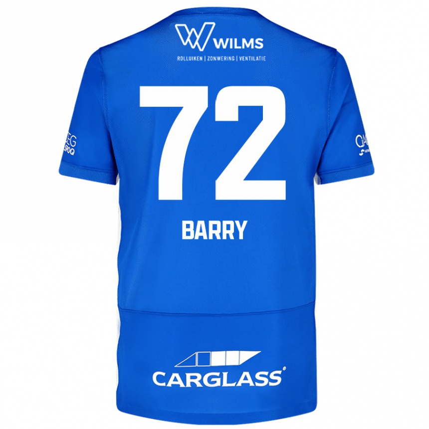 ילדים כדורגל Alpha Barry #72 כְּחוֹל ג'רזי ביתית 2024/25