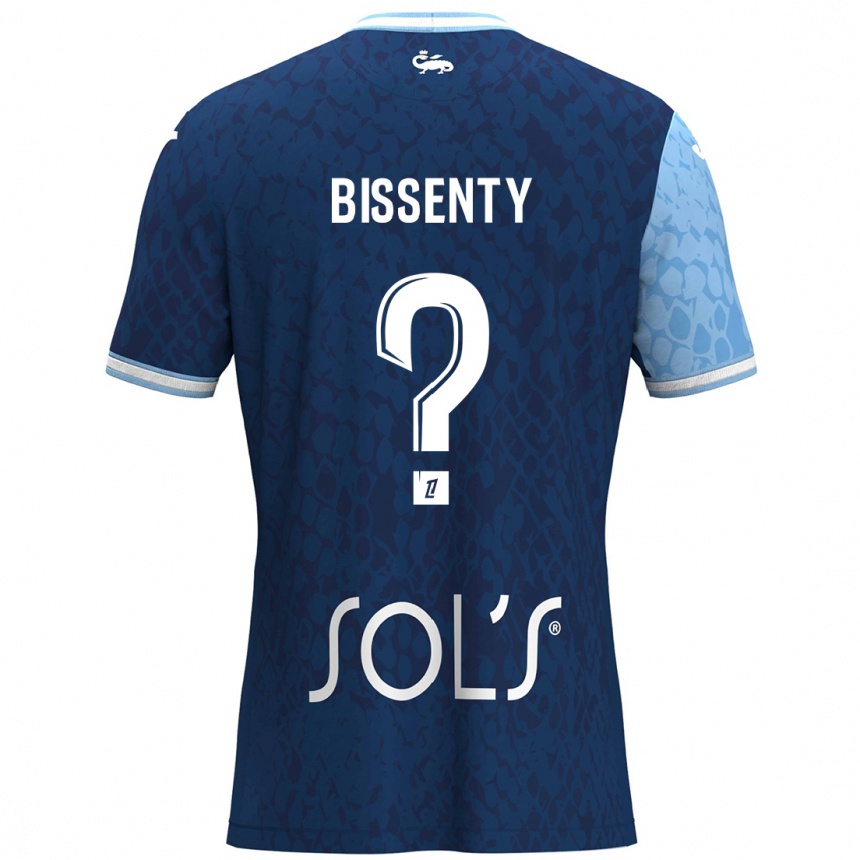 ילדים כדורגל Bissenty Gomis #0 כחול שמיים כחול כהה ג'רזי ביתית 2024/25