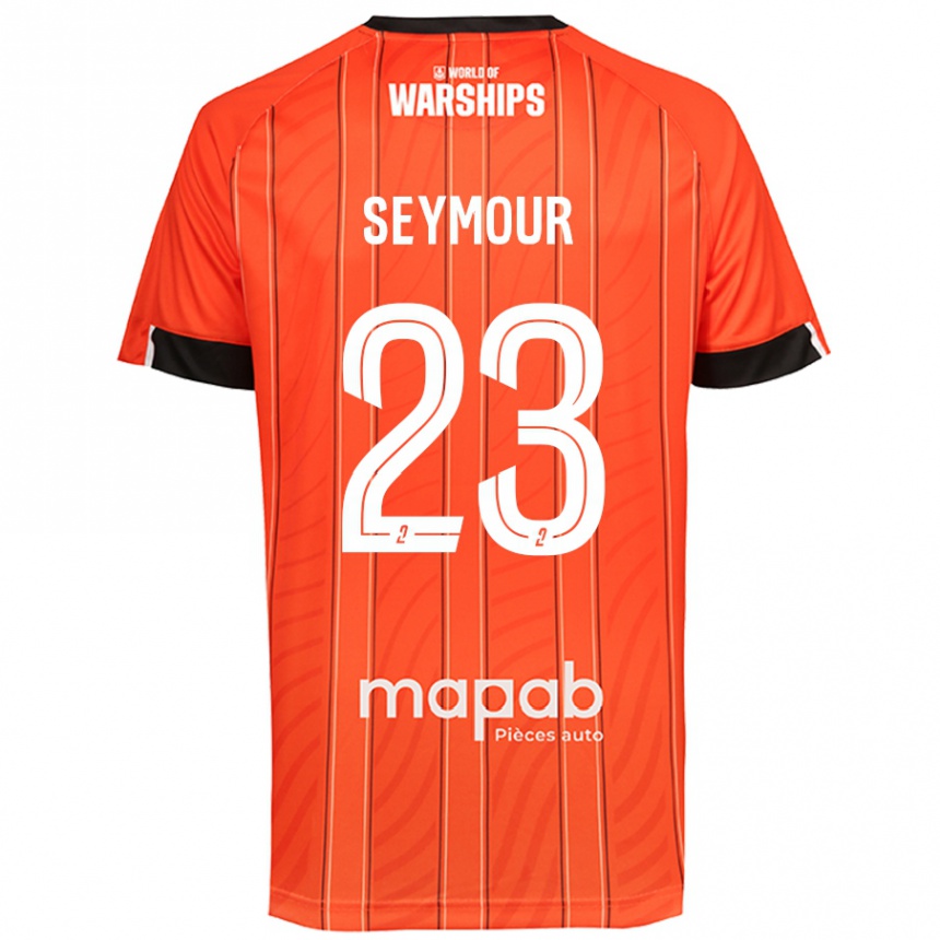 ילדים כדורגל Brice Seymour #23 כָּתוֹם ג'רזי ביתית 2024/25