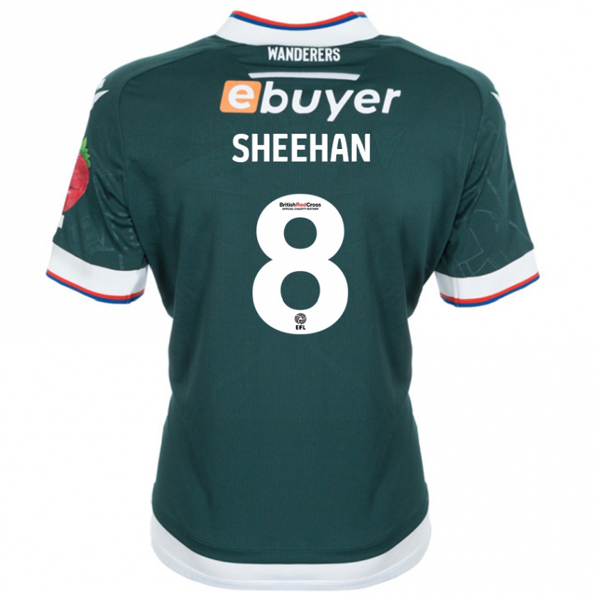 ילדים כדורגל ג'וש שיהאן #8 ירוק כהה הרחק ג'רזי 2024/25
