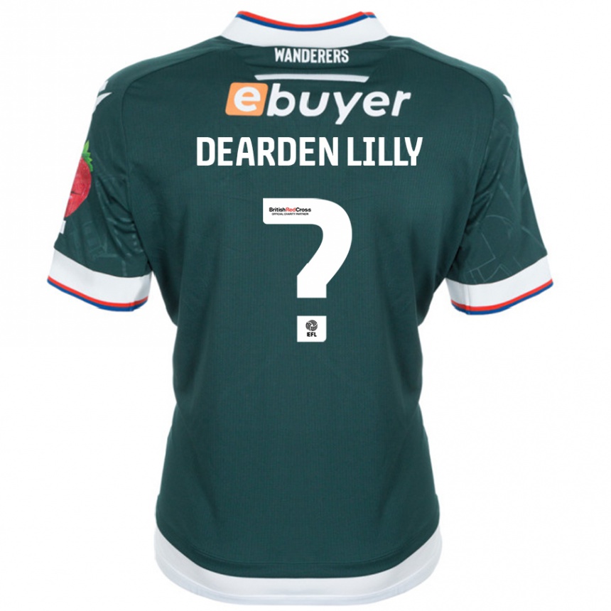 ילדים כדורגל Jessica Dearden-Lilly #0 ירוק כהה הרחק ג'רזי 2024/25