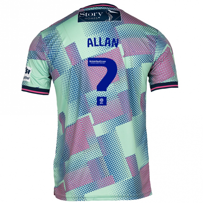 ילדים כדורגל Jake Allan #0 יָרוֹק הרחק ג'רזי 2024/25