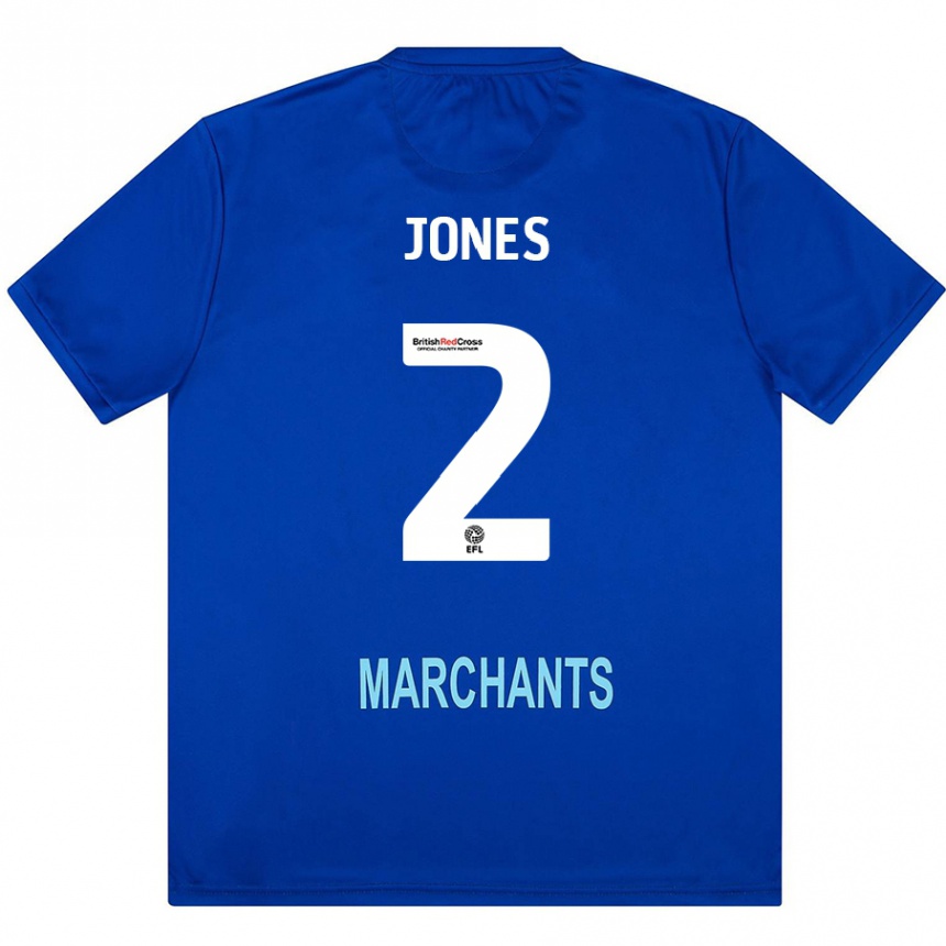 ילדים כדורגל Courtney Jones #2 יָרוֹק הרחק ג'רזי 2024/25