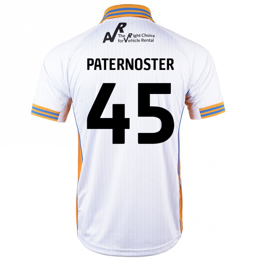 ילדים כדורגל Vladimir Paternoster #45 לָבָן הרחק ג'רזי 2024/25