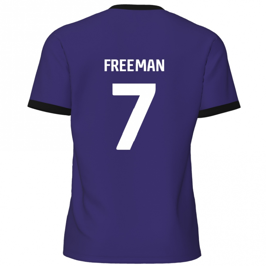 ילדים כדורגל Nick Freeman #7 סָגוֹל הרחק ג'רזי 2024/25