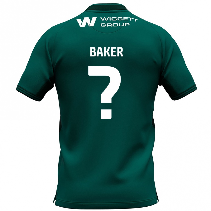 ילדים כדורגל Frankie Baker #0 יָרוֹק הרחק ג'רזי 2024/25