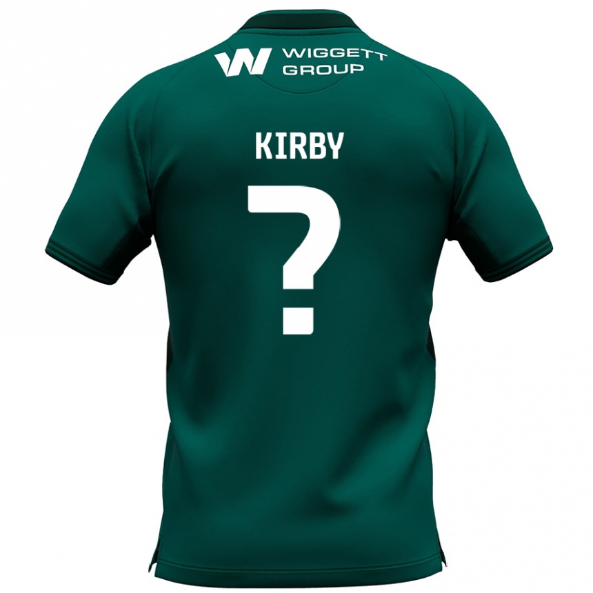 ילדים כדורגל Archie Kirby #0 יָרוֹק הרחק ג'רזי 2024/25