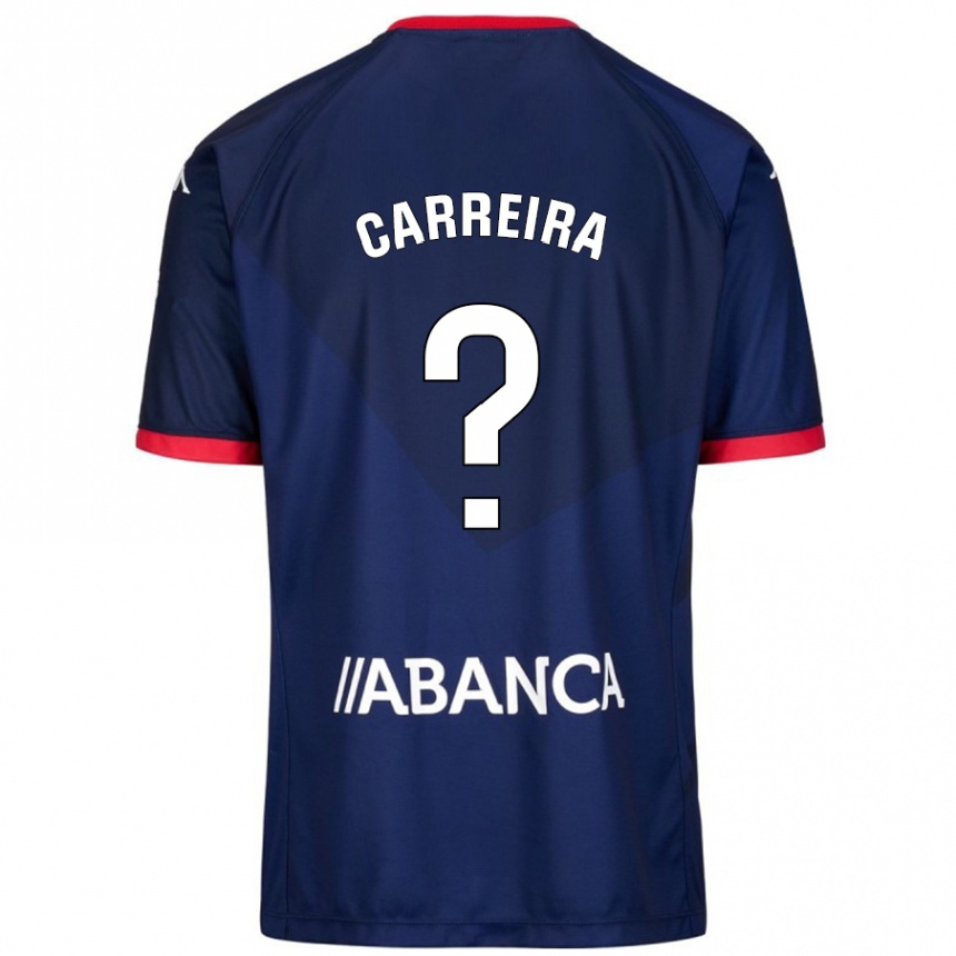 ילדים כדורגל David Carreira #0 כָּחוֹל כֵּהֶה הרחק ג'רזי 2024/25