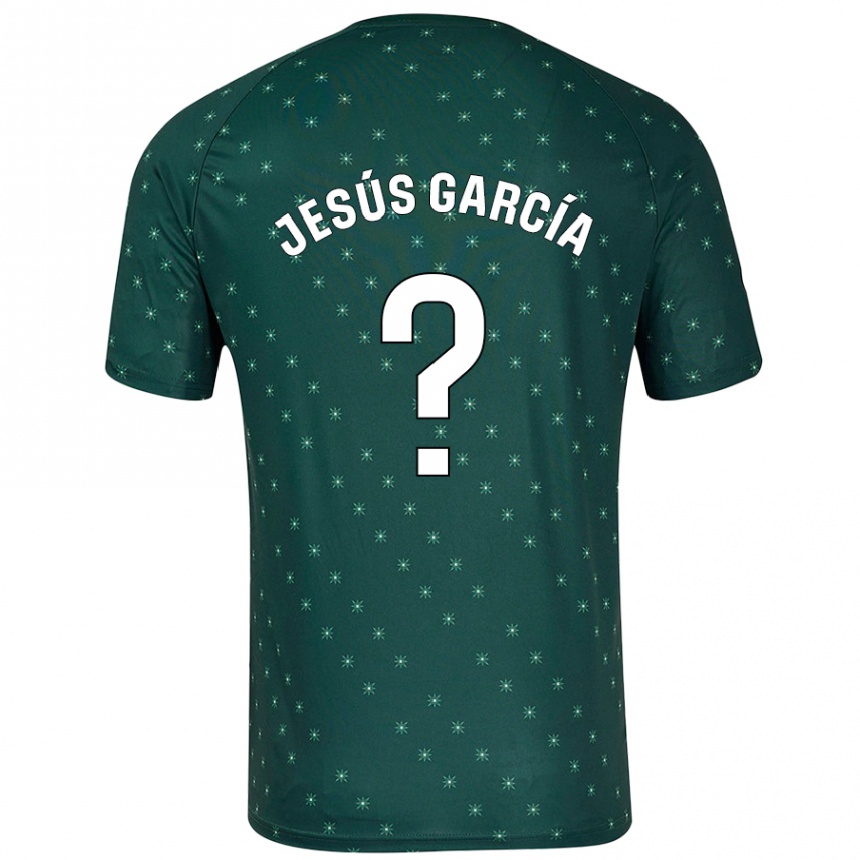 ילדים כדורגל Jesús García #0 ירוק כהה הרחק ג'רזי 2024/25