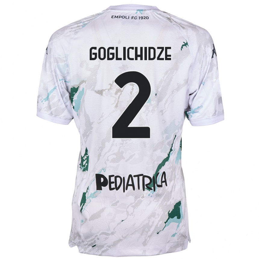 ילדים כדורגל Saba Goglichidze #2 אָפוֹר הרחק ג'רזי 2024/25