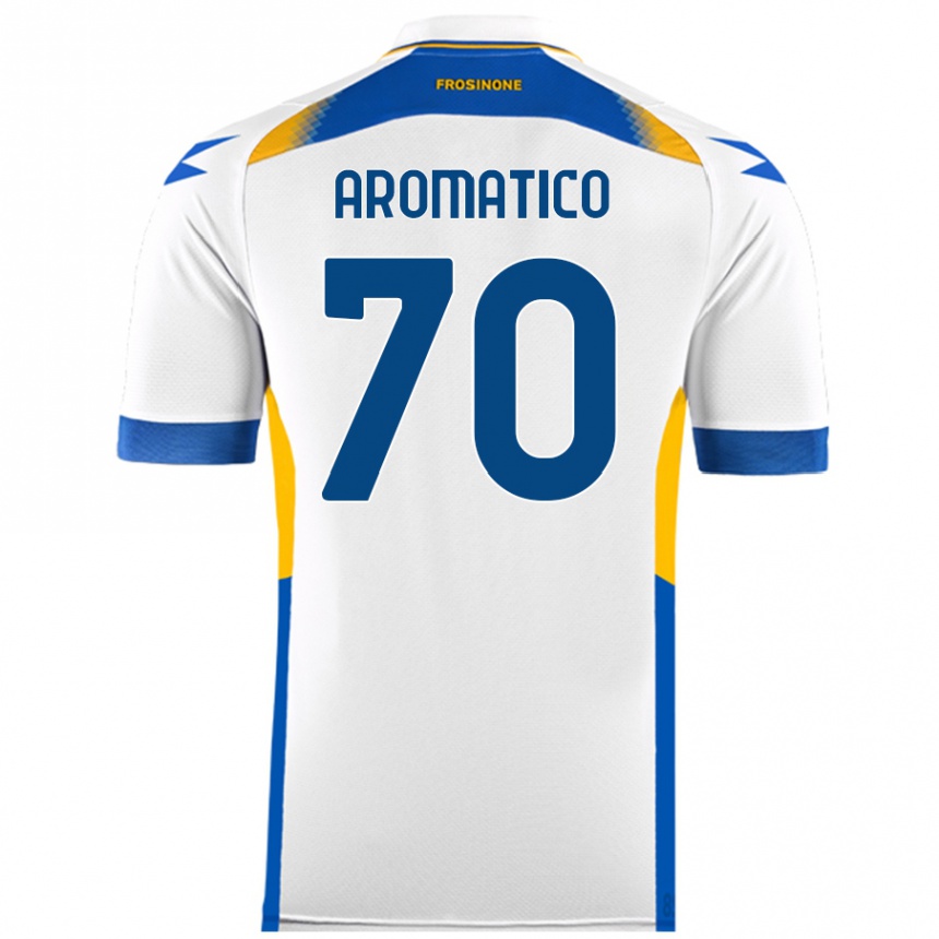 ילדים כדורגל Raul Aromatico #70 לָבָן הרחק ג'רזי 2024/25