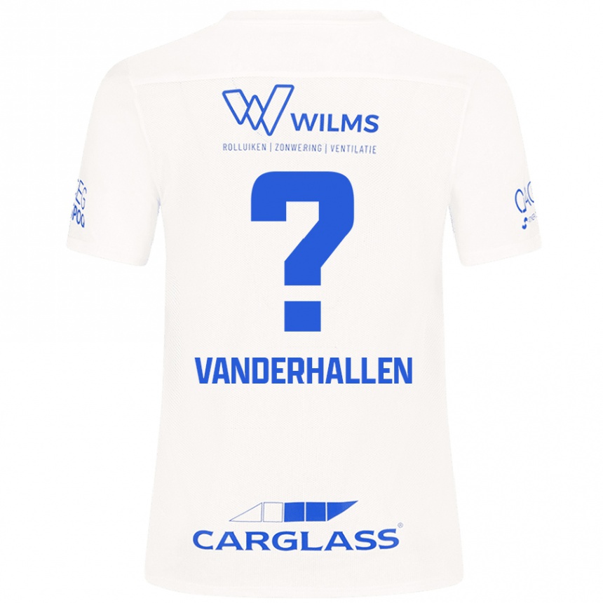 ילדים כדורגל Yari Vanderhallen #0 לָבָן הרחק ג'רזי 2024/25