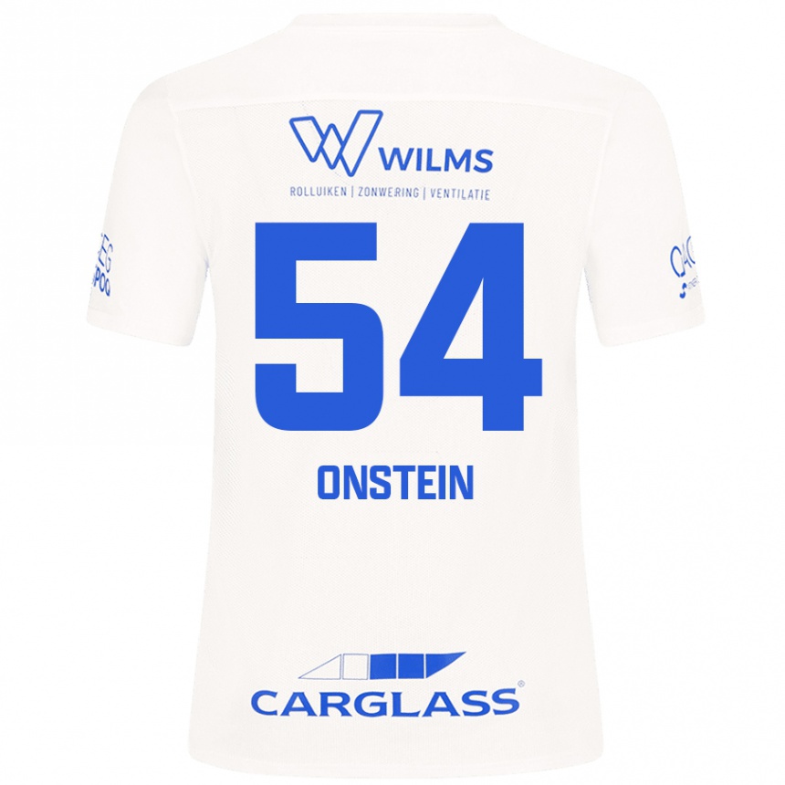 ילדים כדורגל Juwensley Onstein #54 לָבָן הרחק ג'רזי 2024/25
